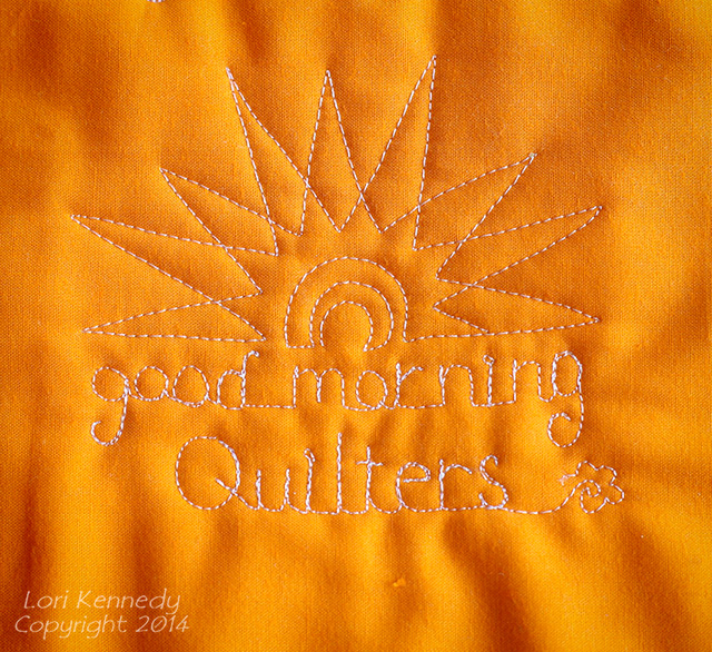 Sunshine Free Motion Quilting