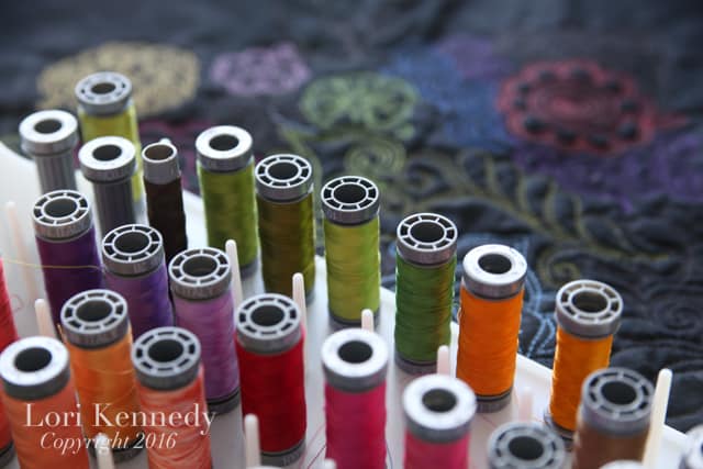 Aurifil Cotton Thread, Lori Kennedy, FMQ